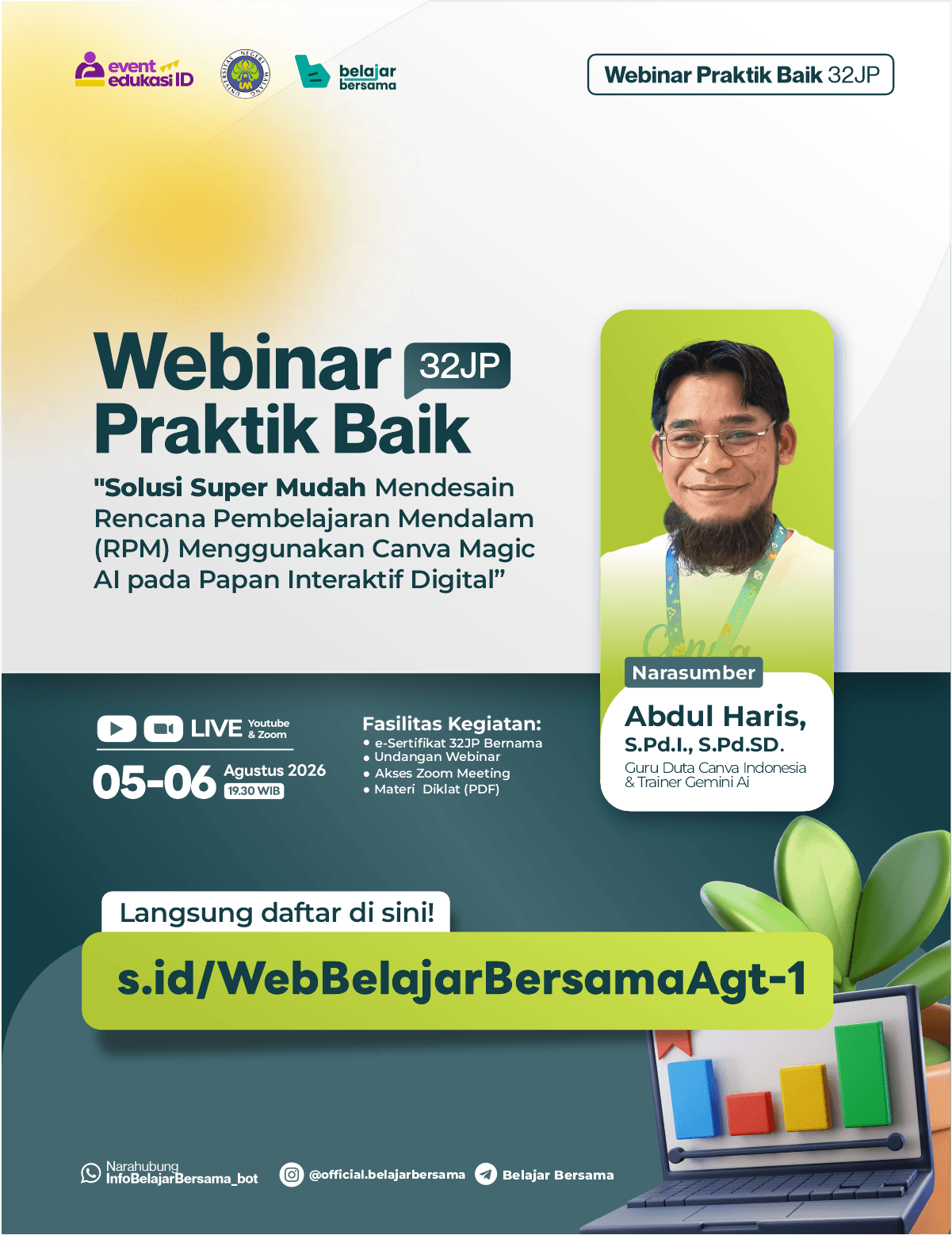 "Solusi Super Mudah Mendesain Rencana Pembelajaran Mendalam (RPM) Menggunakan Canva Magic AI pada Papan Interaktif Digital"