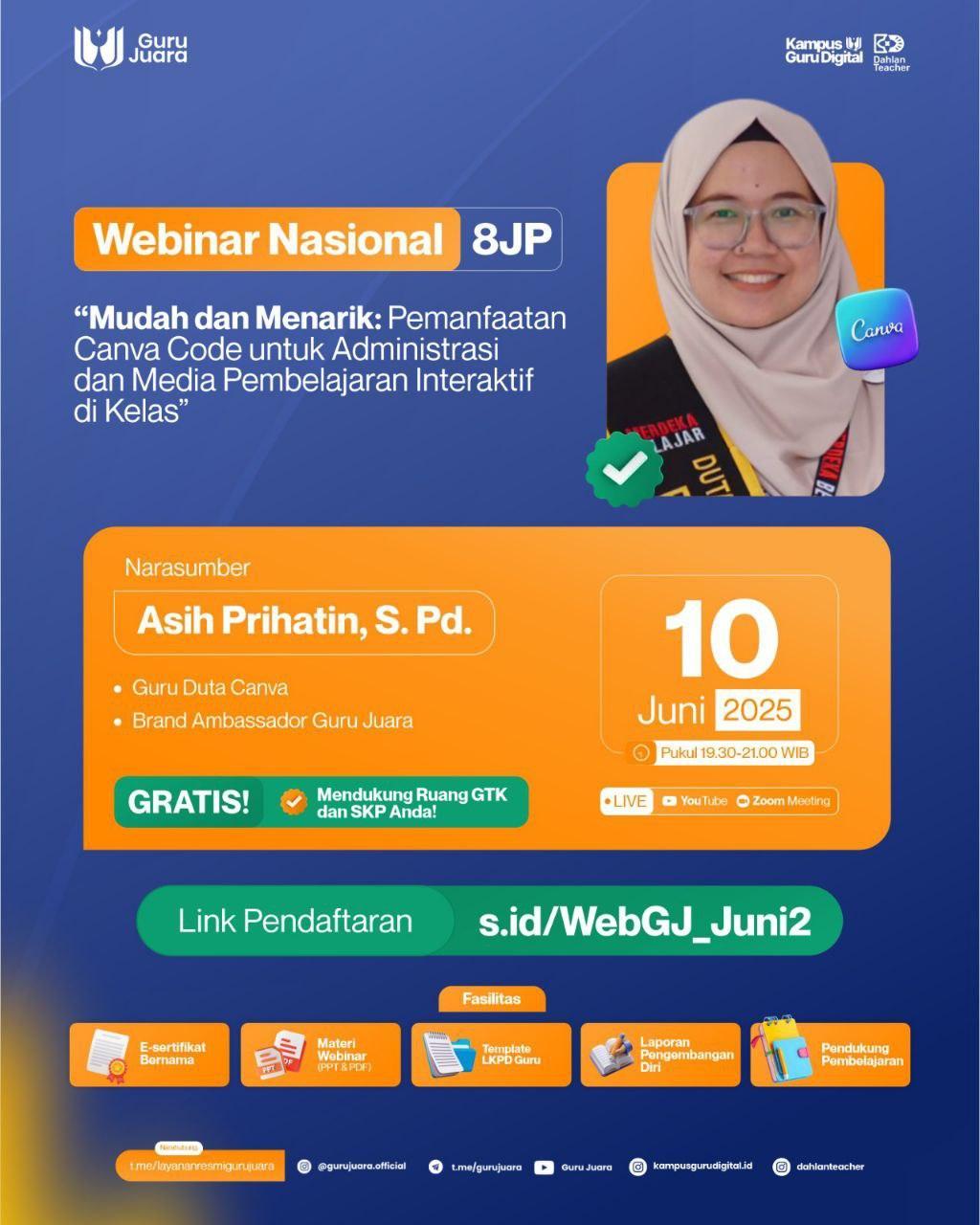 Mudah dan Menarik: Pemanfaatan Canva Code untuk Administrasi dan Media Pembelajaran Interaktif di Kelas	