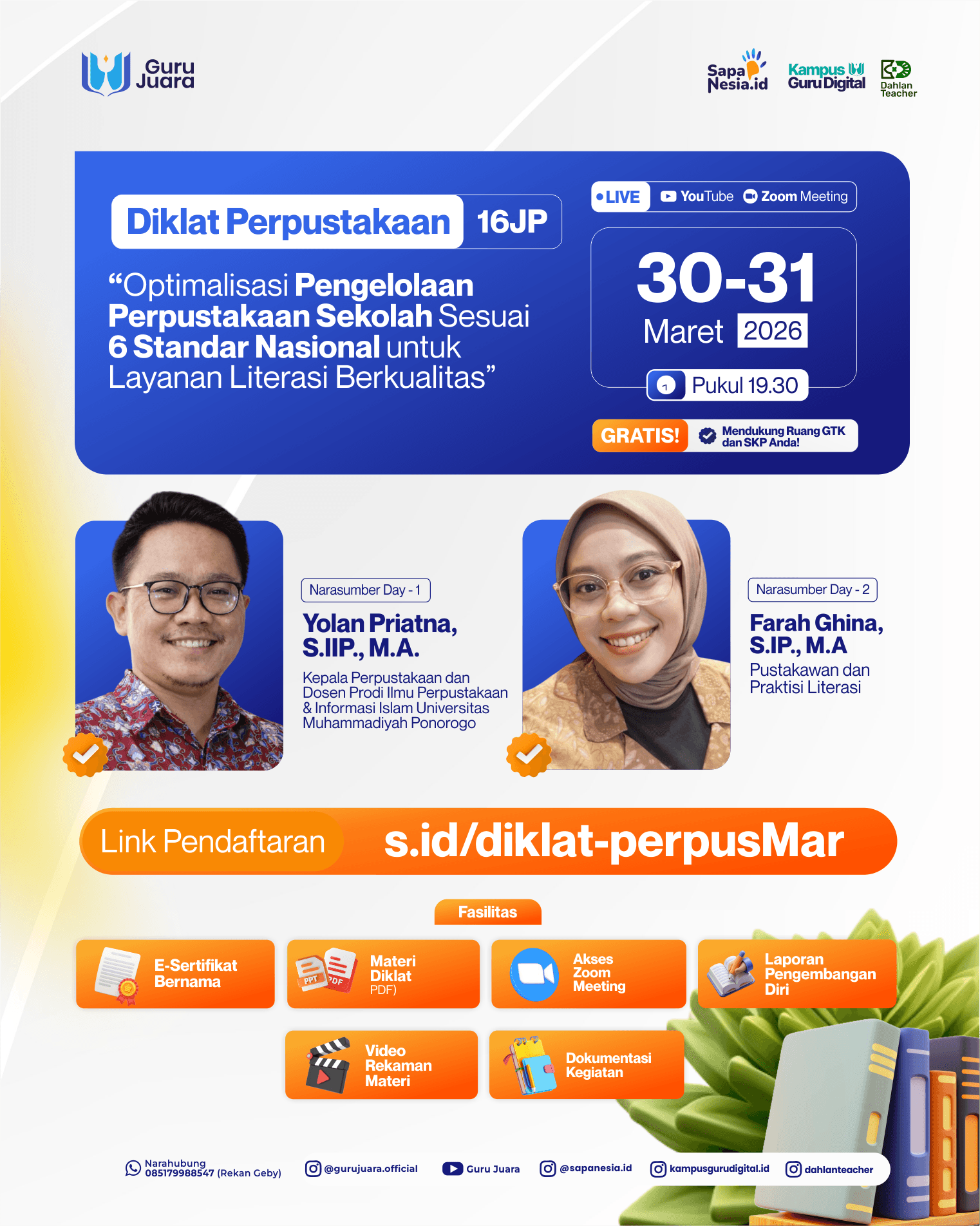 Optimalisasi Pengelolaan Perpustakaan Sekolah Sesuai 6 Standar Nasional untuk Layanan Literasi Berkualitas