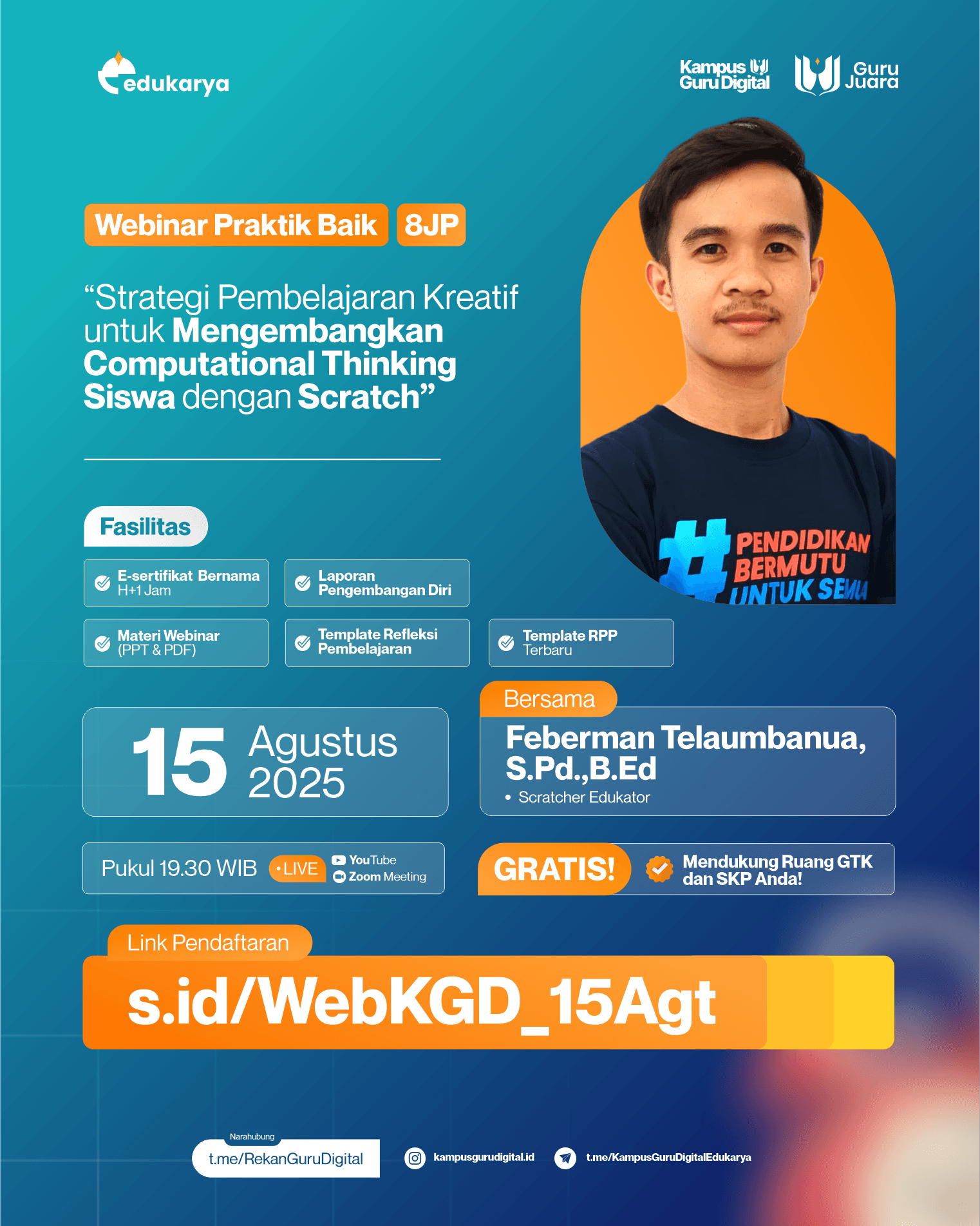 Strategi Pembelajaran Kreatif untuk Mengembangkan Computational Thinking Siswa dengan Scratch