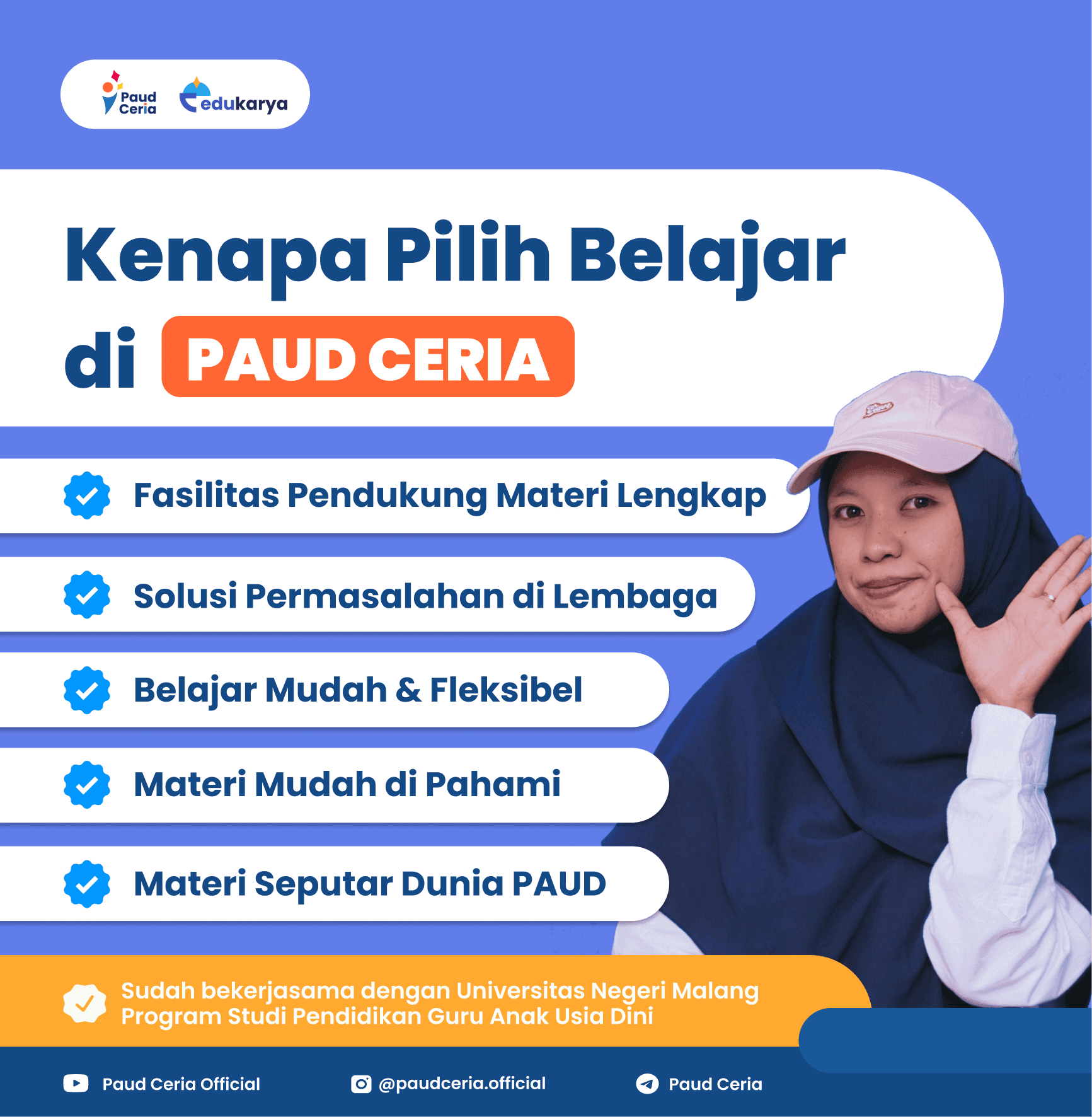 Webinar Praktik Baik : "Mengenal Metode Pembelajaran Sentra (Beyond Centers and Circle Time) Anak Usia Dini"	