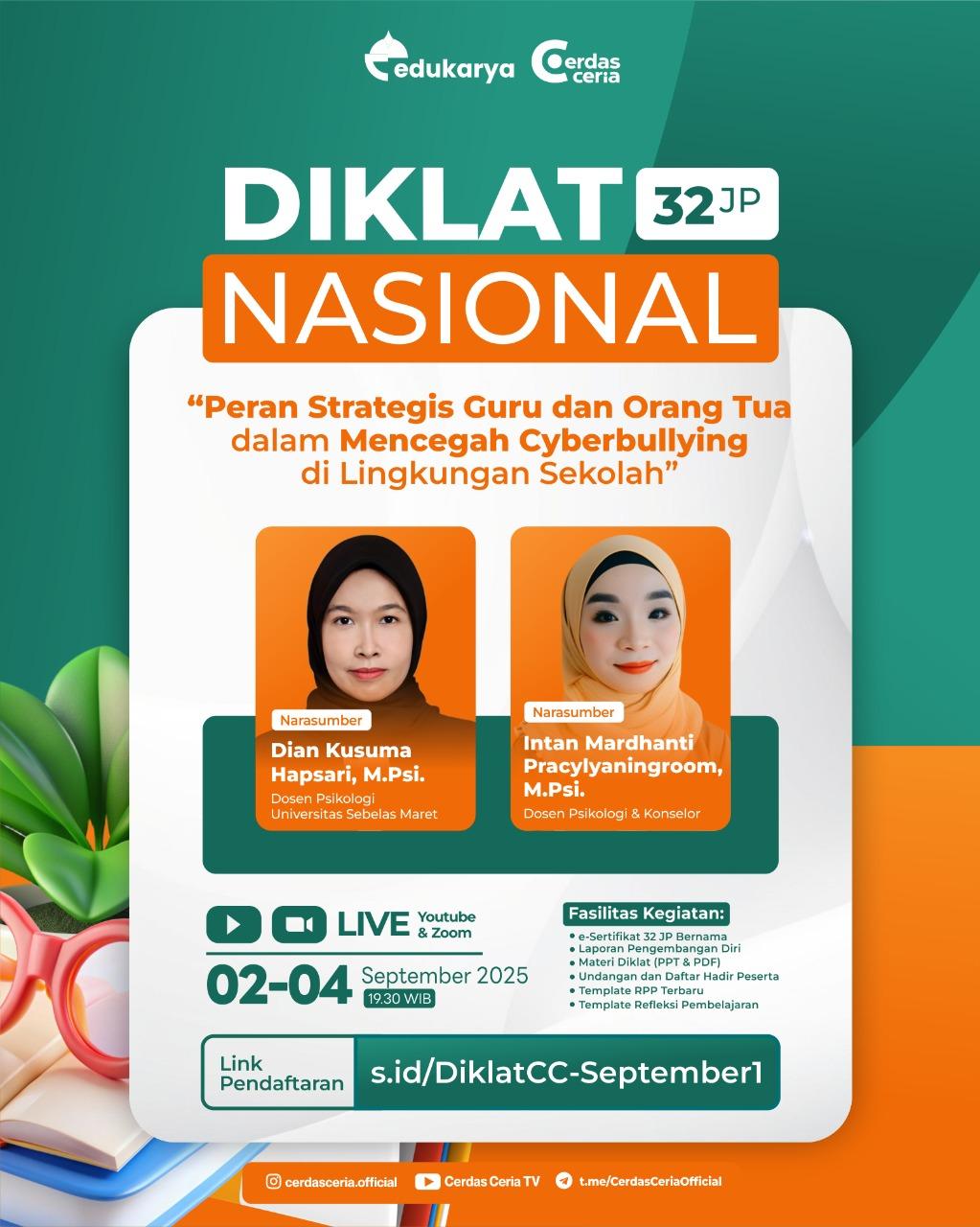 Diklat Nasional 32JP Strategi Motivasi Belajar dari Perspektif Psikologi : Peran Guru dalam Membangkitkan Minat dan Keterlibatan Siswa