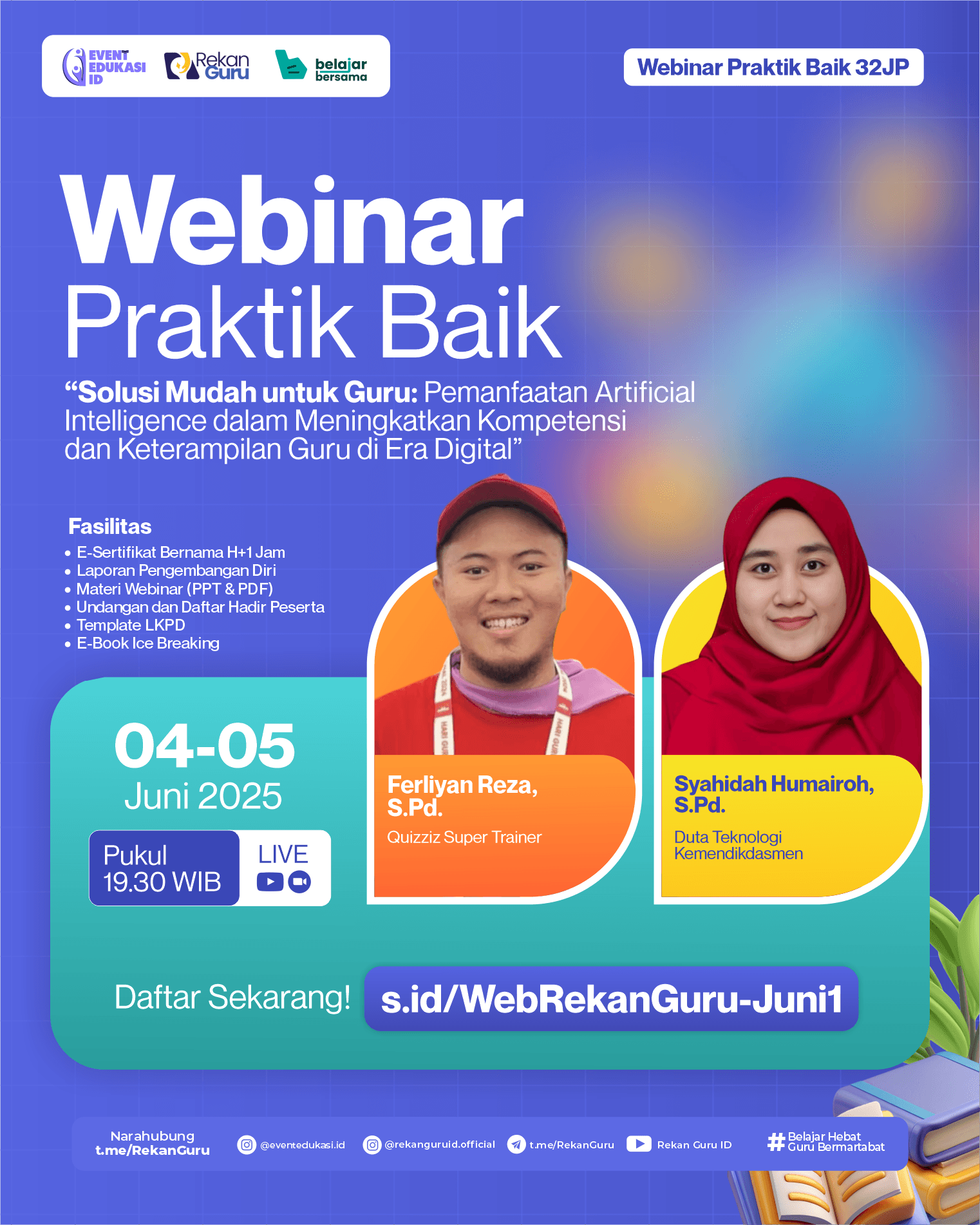 PRAKTIK BAIK 32JP: "Solusi Mudah untuk Guru: Pemanfaatan Artificial Intelligence dalam Meningkatkan Kompetensi dan Keterampilan Guru di Era Digitalg"