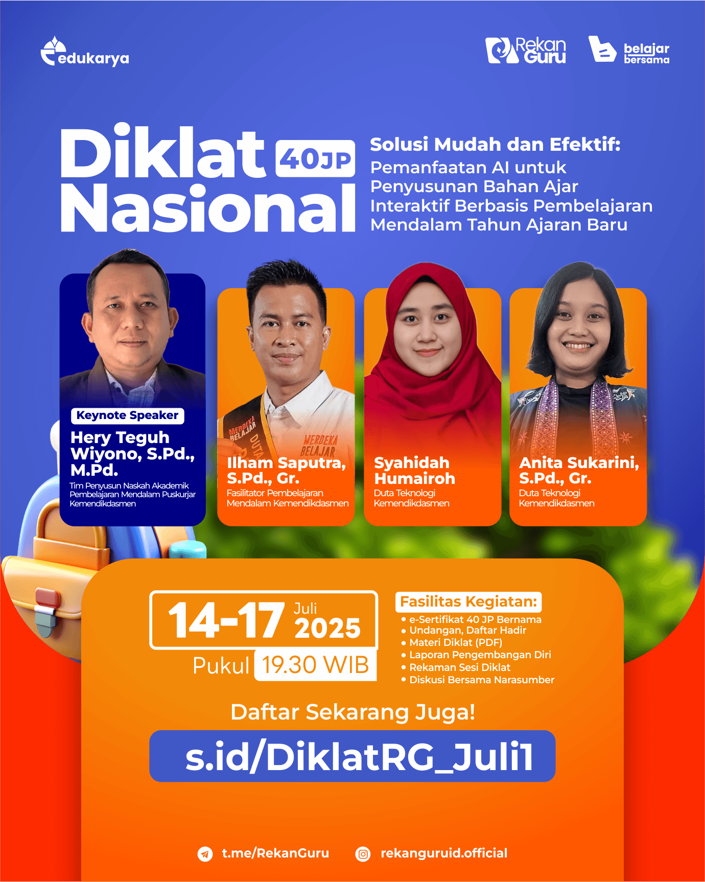 Solusi Mudah dan Efektif : Pemanfaatan AI Untuk Penyusunan Bahan Ajar Interaktif Berbasis Pembelajaran Mendalam Persiapan Tahun Ajaran Baru