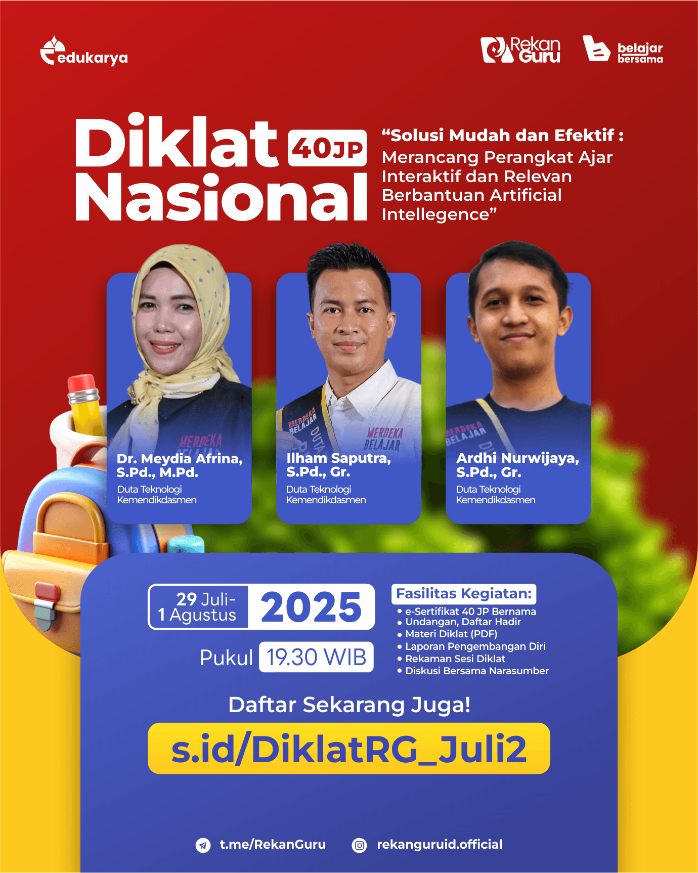 Solusi Mudah dan Efektif : Merancang Perangkat Ajar Interaktif dan Relevan Berbantuan Artificial Intellegence