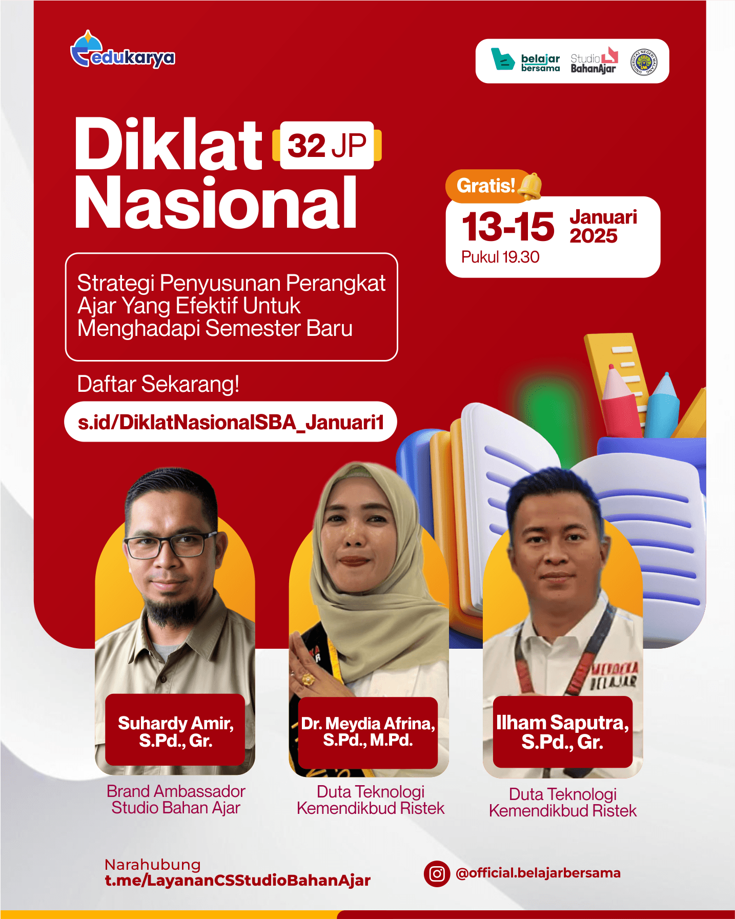 DIKLAT NASIONAL 32JP: "Strategi Penyusunan Perangkat Ajar Yang Efektif Untuk Menghadapi Semester Baru"