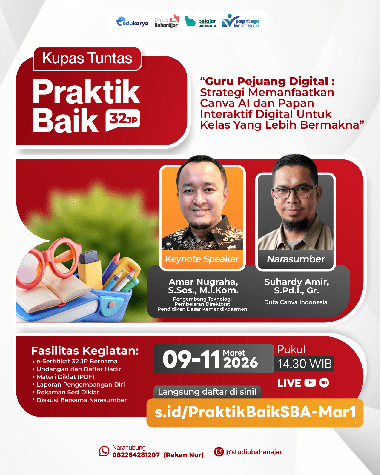 Praktik Baik 32JP Guru Pejuang Digital : Strategi Memanfaatkan Canva AI dan Papan Interaktif Digital Untuk Kelas Yang Lebih Bermakna