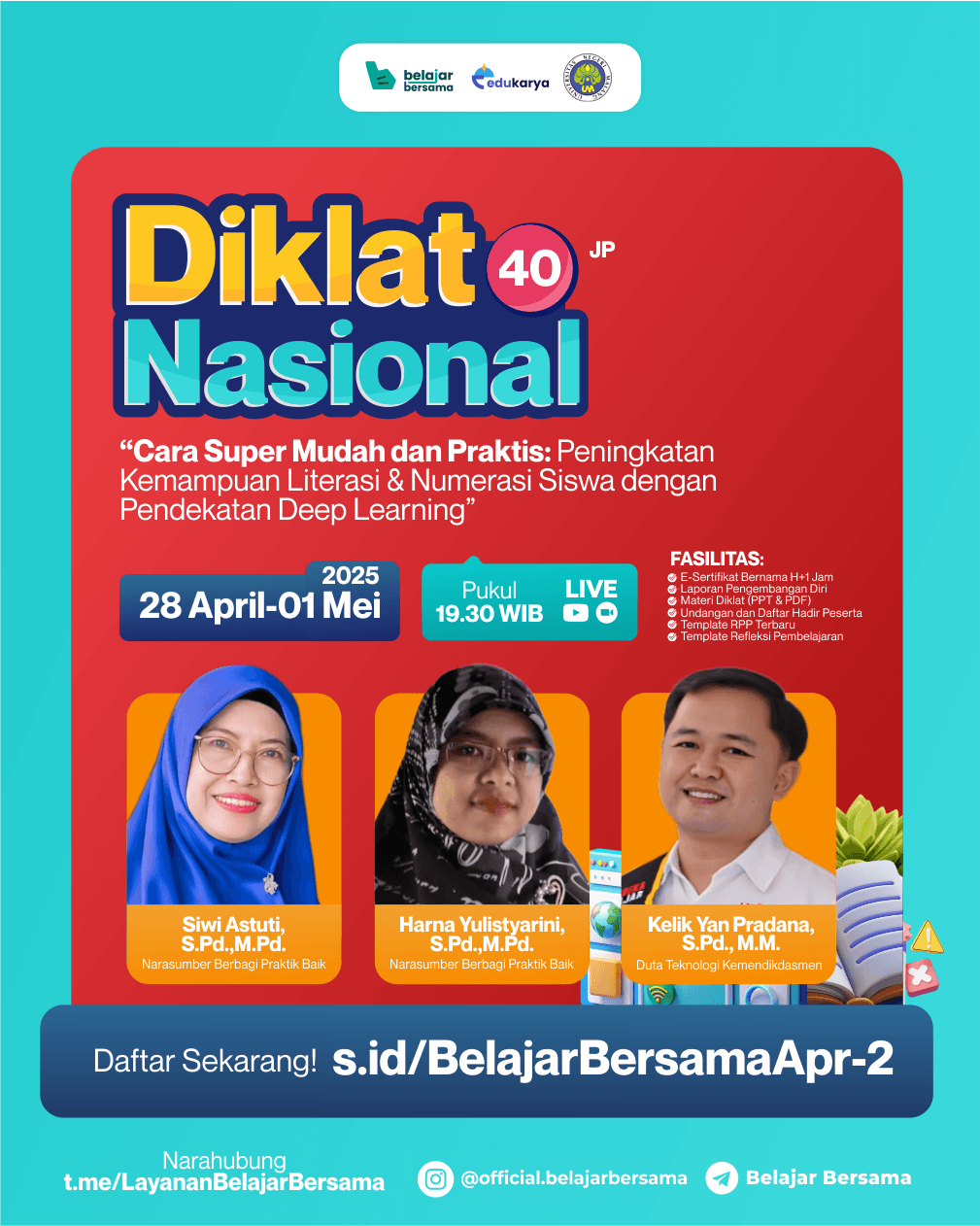 Cara Super Mudah dan Praktis : Peningkatan Kemampuan Literasi dan Numerasi Siswa dengan Pendekatan Deep Learning