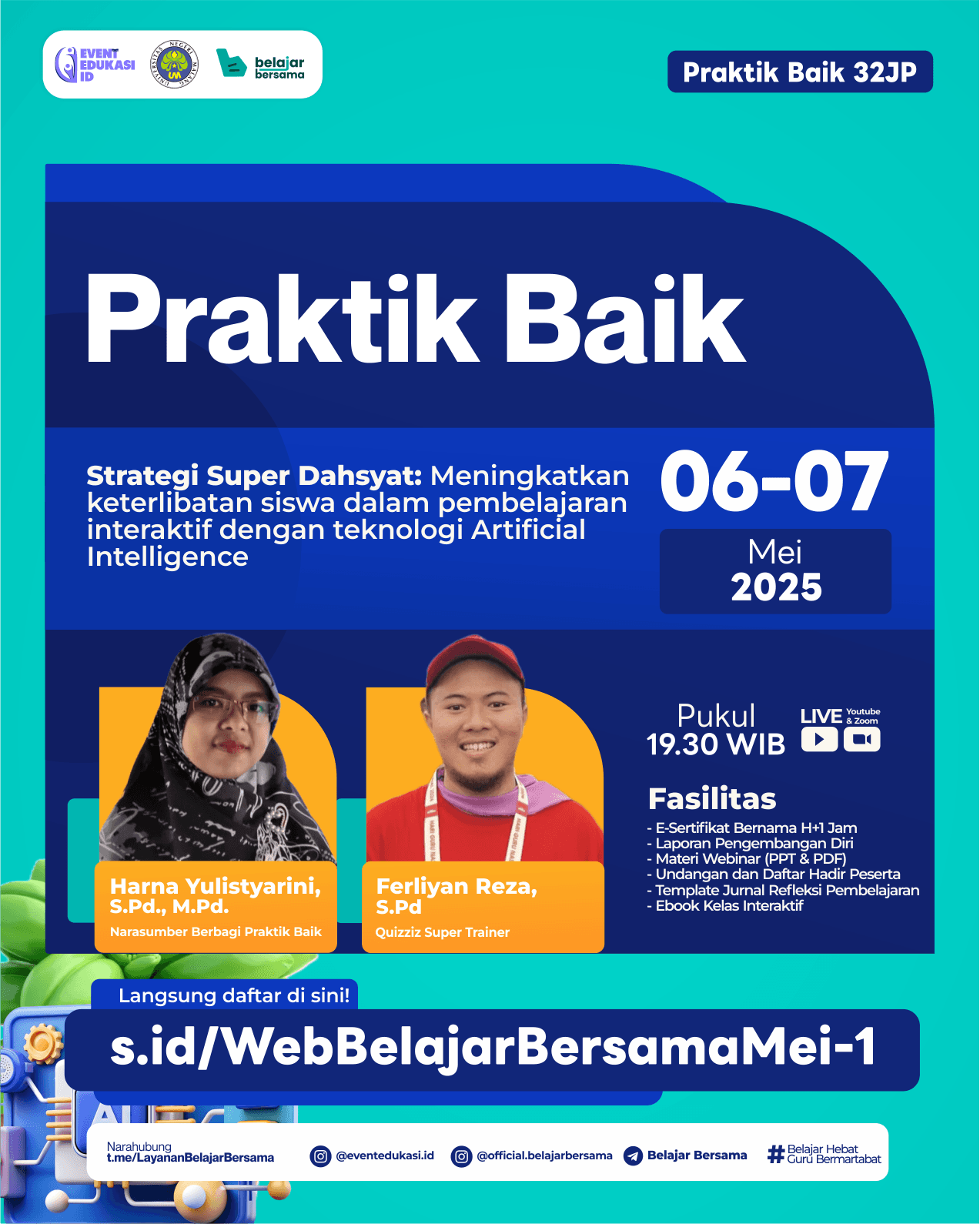 PRAKTIK BAIK 32JP: "Strategi Super Dahsyat: Meningkatkan keterlibatan siswa dalam pembelajaran interaktif dengan teknologi artificial Intelligence"