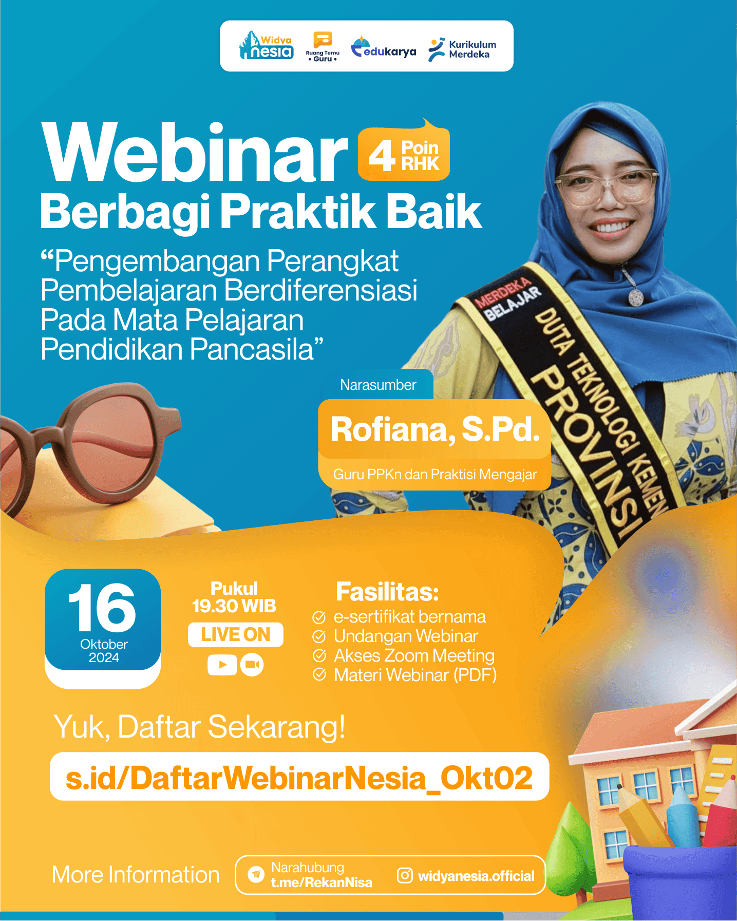 Webinar Widya Nesia: Pengembangan Perangkat Pembelajaran Berdiferensiasi Pada Mata Pelajaran Pendidikan Pancasila